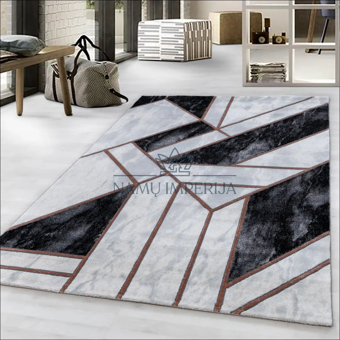 Kilimas NI2151 - €55 Save 30% 100-200, 50-100, __label:Pristatymas 5-14 d.d., ayy, color-auksine 80 x 150 cm / Pilka