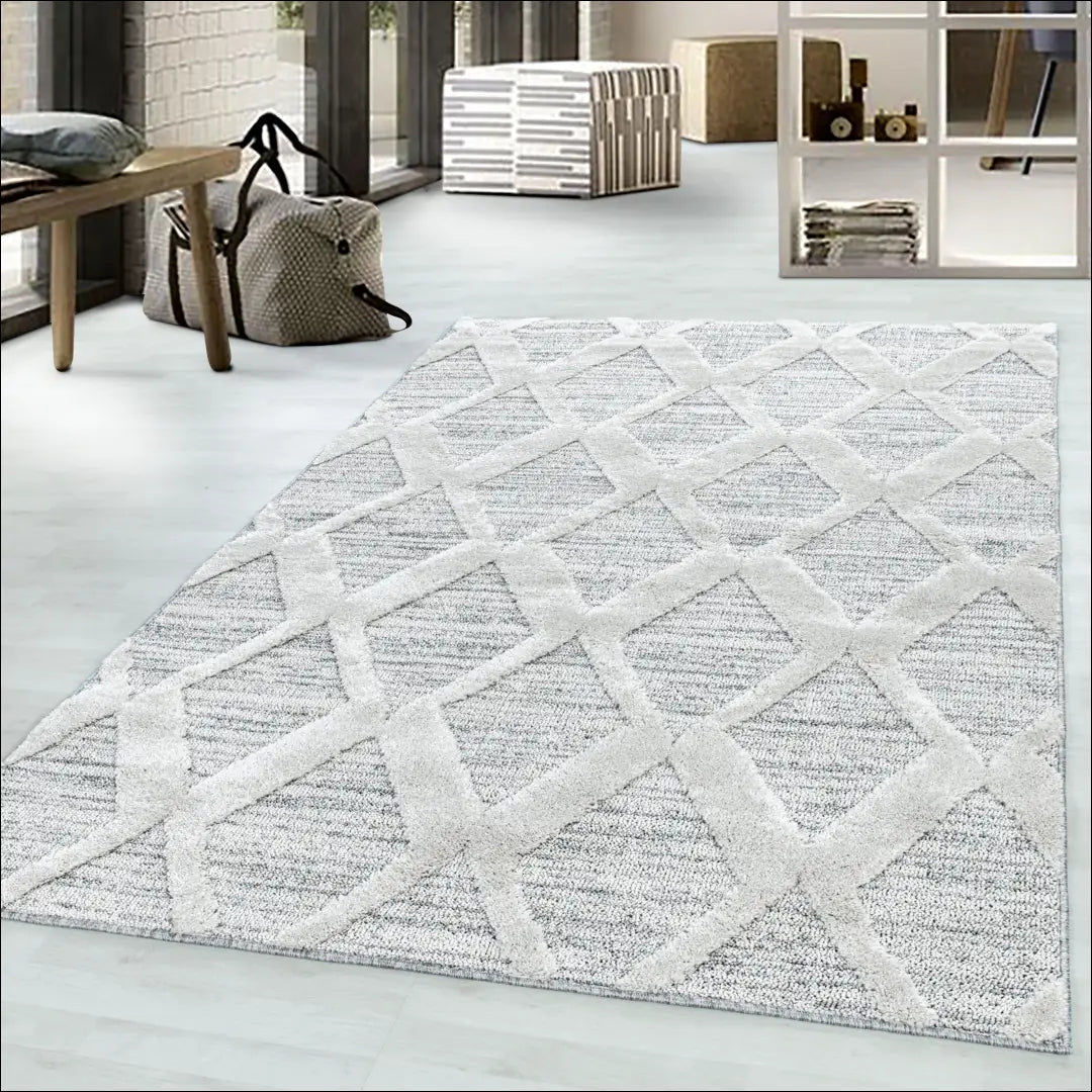 Kilimas NI2159 - €34 Save 30% 100-200, 25-50, 50-100, __label:Pristatymas 5-14 d.d., apvalus 60 x 110 cm / Pilka