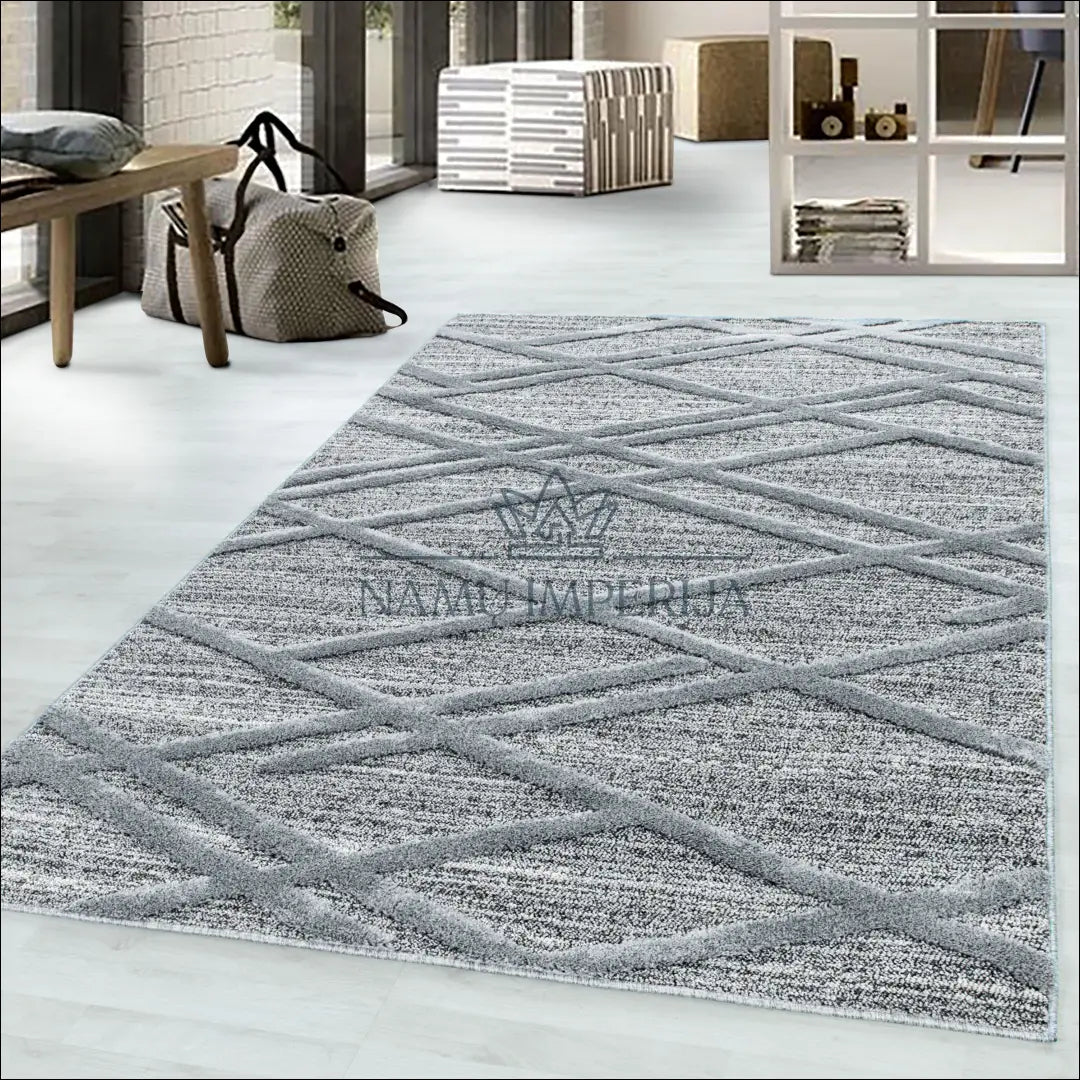 Kilimas NI2162 - €34 Save 30% 100-200, 25-50, 50-100, __label:Pristatymas 5-14 d.d., apvalus 60 x 110 cm / Pilka