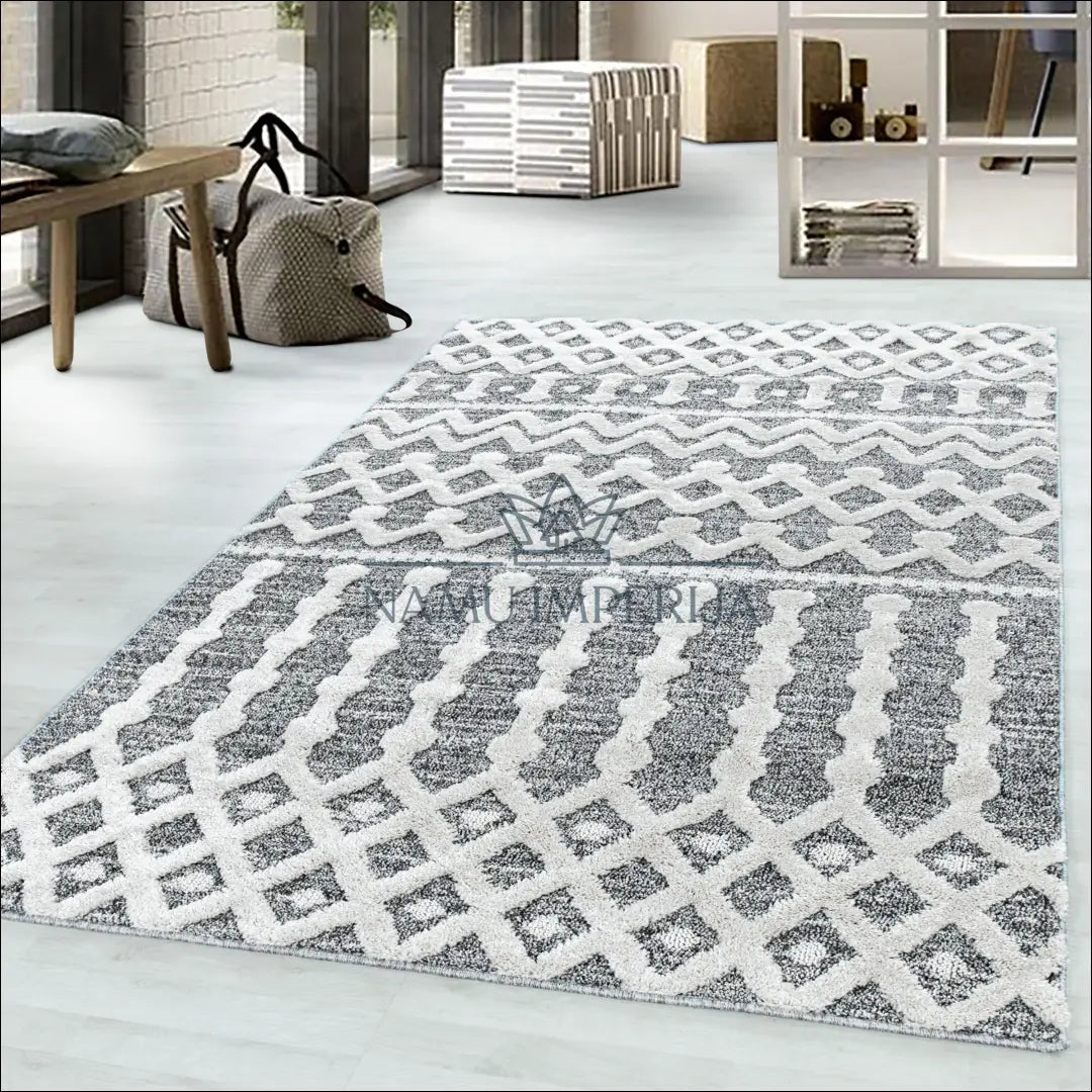 Kilimas NI2166 - €34 Save 30% 100-200, 25-50, 50-100, __label:Pristatymas 5-14 d.d., apvalus 60 x 110 cm / Pilka