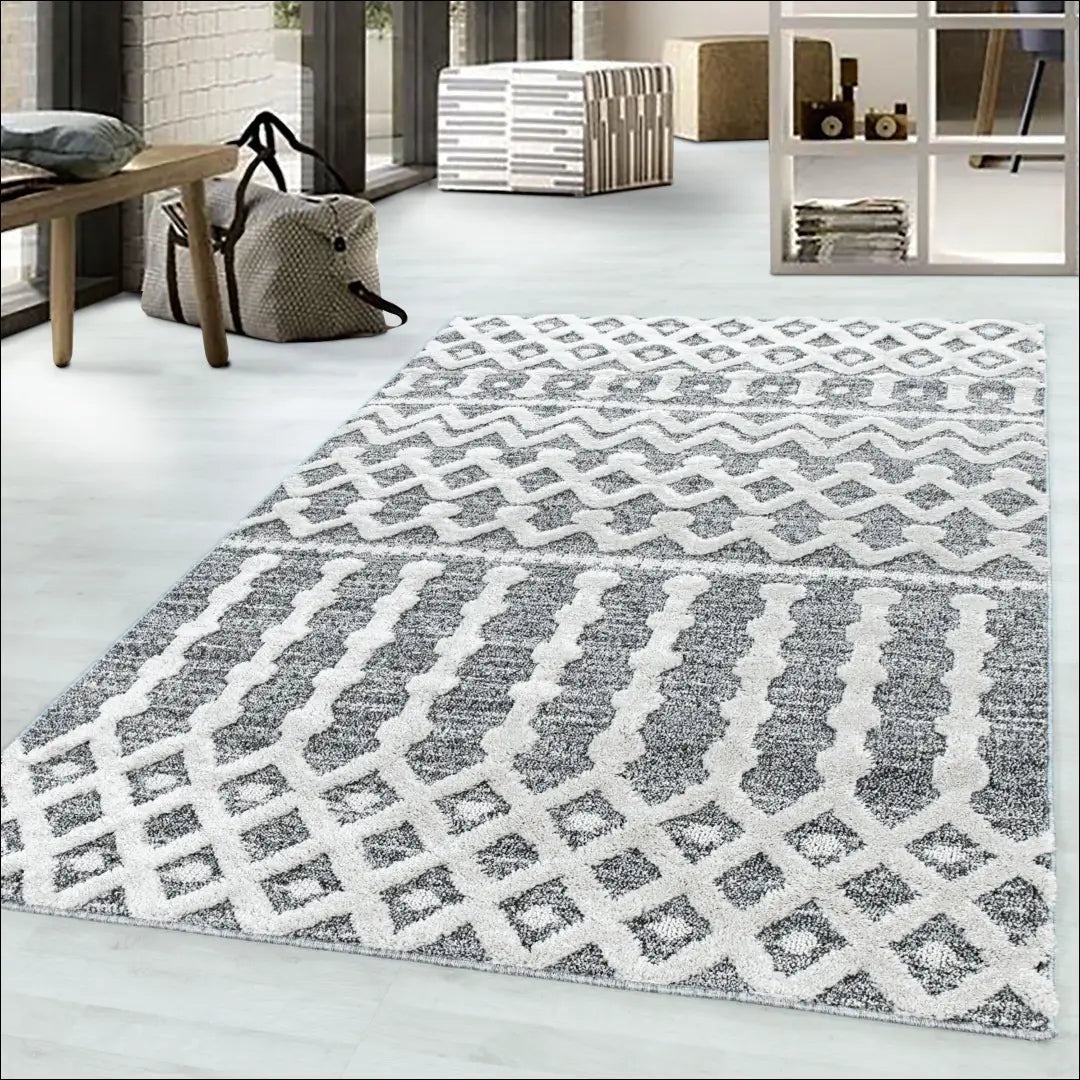 Kilimas NI2166 - €34 Save 30% 100-200, 25-50, 50-100, __label:Pristatymas 5-14 d.d., apvalus 60 x 110 cm / Pilka