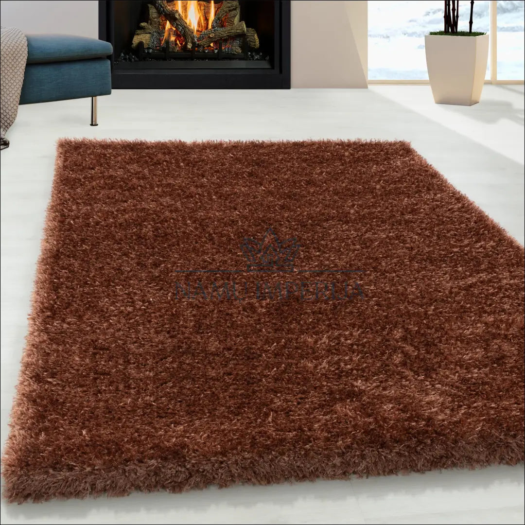 Kilimas NI2169 - €34 Save 30% 100-200, 25-50, 50-100, __label:Pristatymas 5-14 d.d., apvalus 60 x 110 cm / Ruda