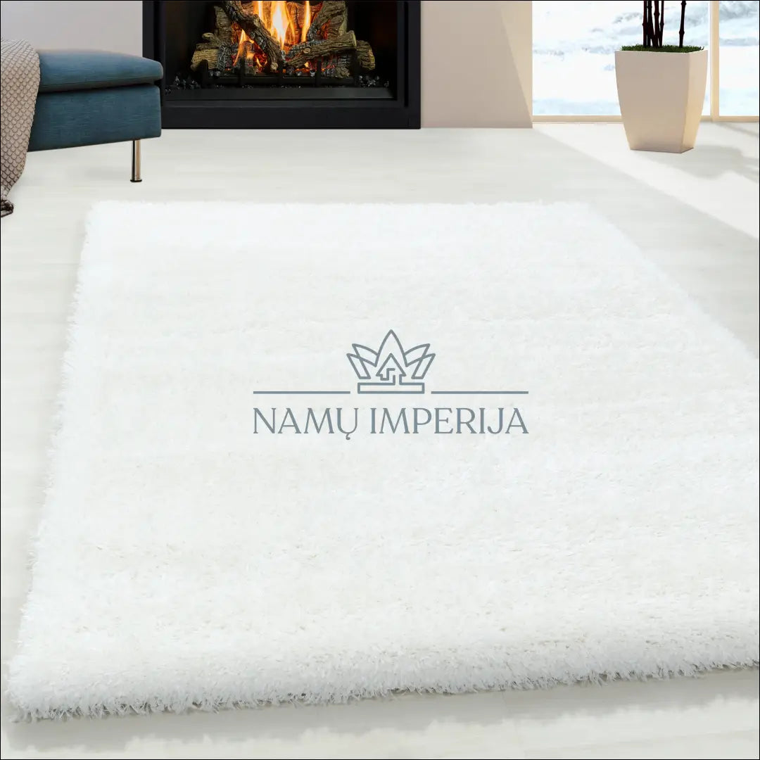 Kilimas NI2174 - €34 Save 30% 100-200, 25-50, 50-100, __label:Pristatymas 5-14 d.d., apvalus 60 x 110 cm / Balta