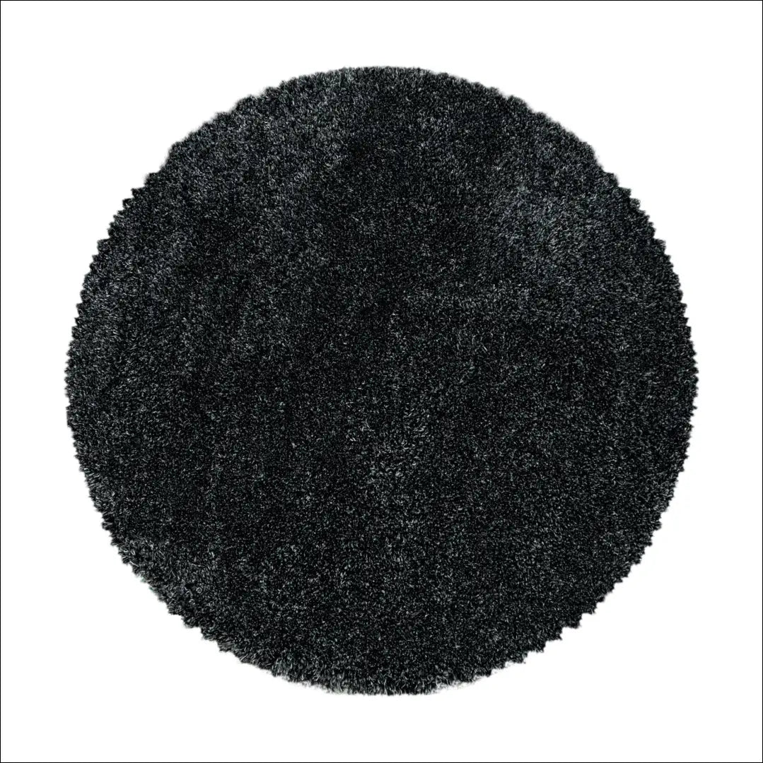 Kilimas NI2179 - €20 Save 30% 100-200, 25-50, 50-100, apvalus, color-pilka 80 cm skersmuo / Pilka / Poliesteris Kilimai