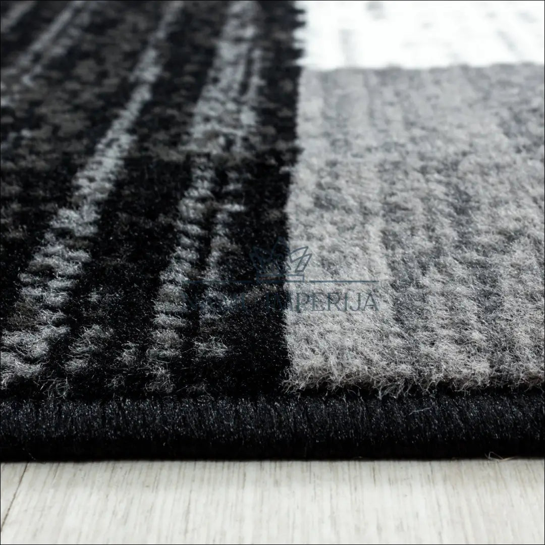 Kilimas RU2099 - €35 Save 30% 25-50, __label:Pristatymas 1-2 d.d., color-juoda, color-pilka, Dydis-80-x-150-cm 80 x