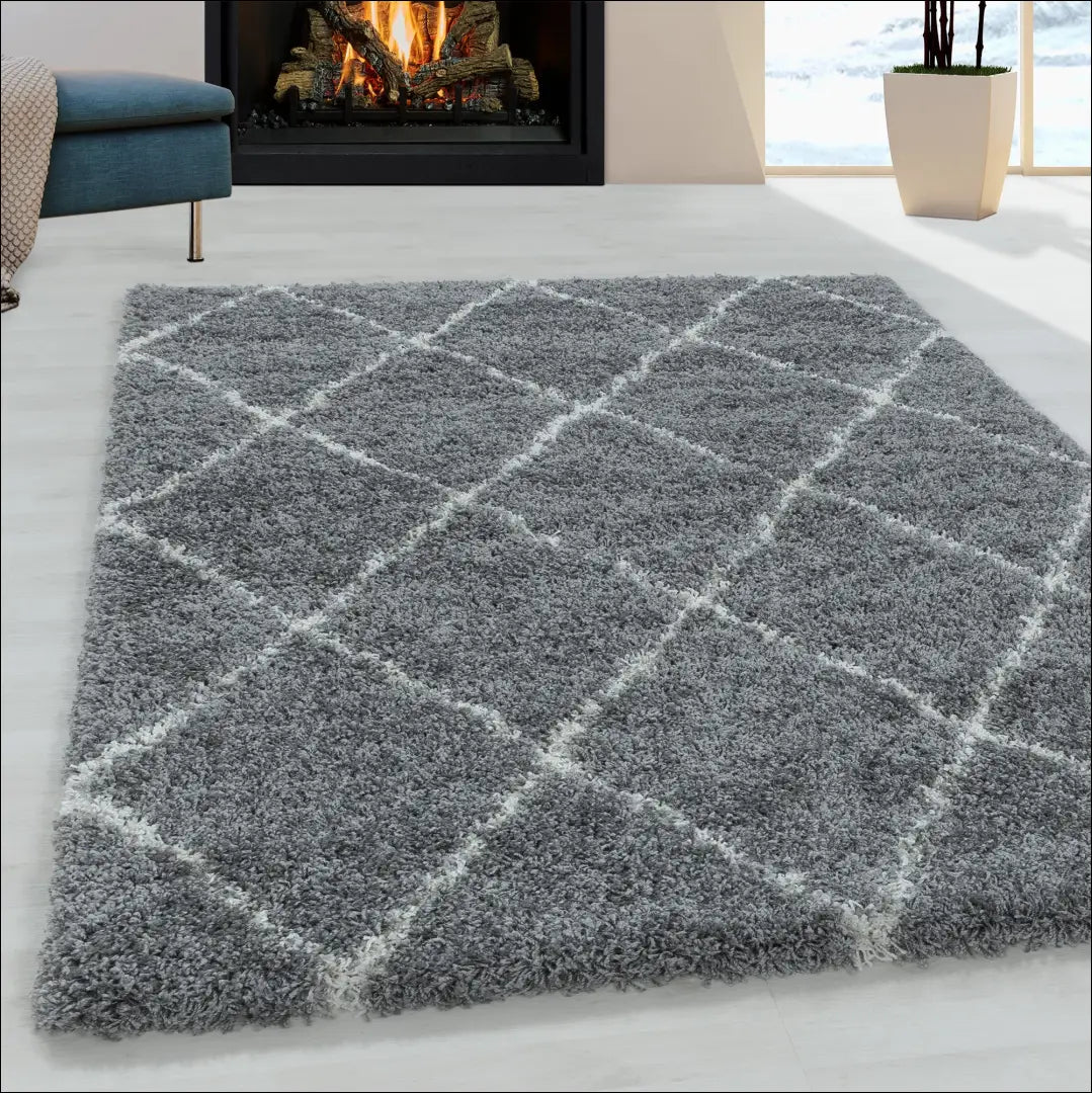 Kilimas NI2223 - €22 Save 25% 100-200, 25-50, 50-100, __label:Pristatymas 5-14 d.d., apvalus 60 x 110 cm / Pilka