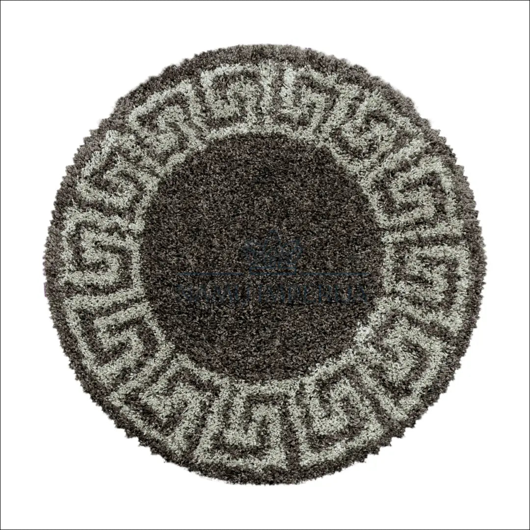 Kilimas NI2231 - €21 Save 30% 100-200, 25-50, 50-100, __label:Pristatymas 5-14 d.d., apvalus 80 cm skersmuo / Taupe