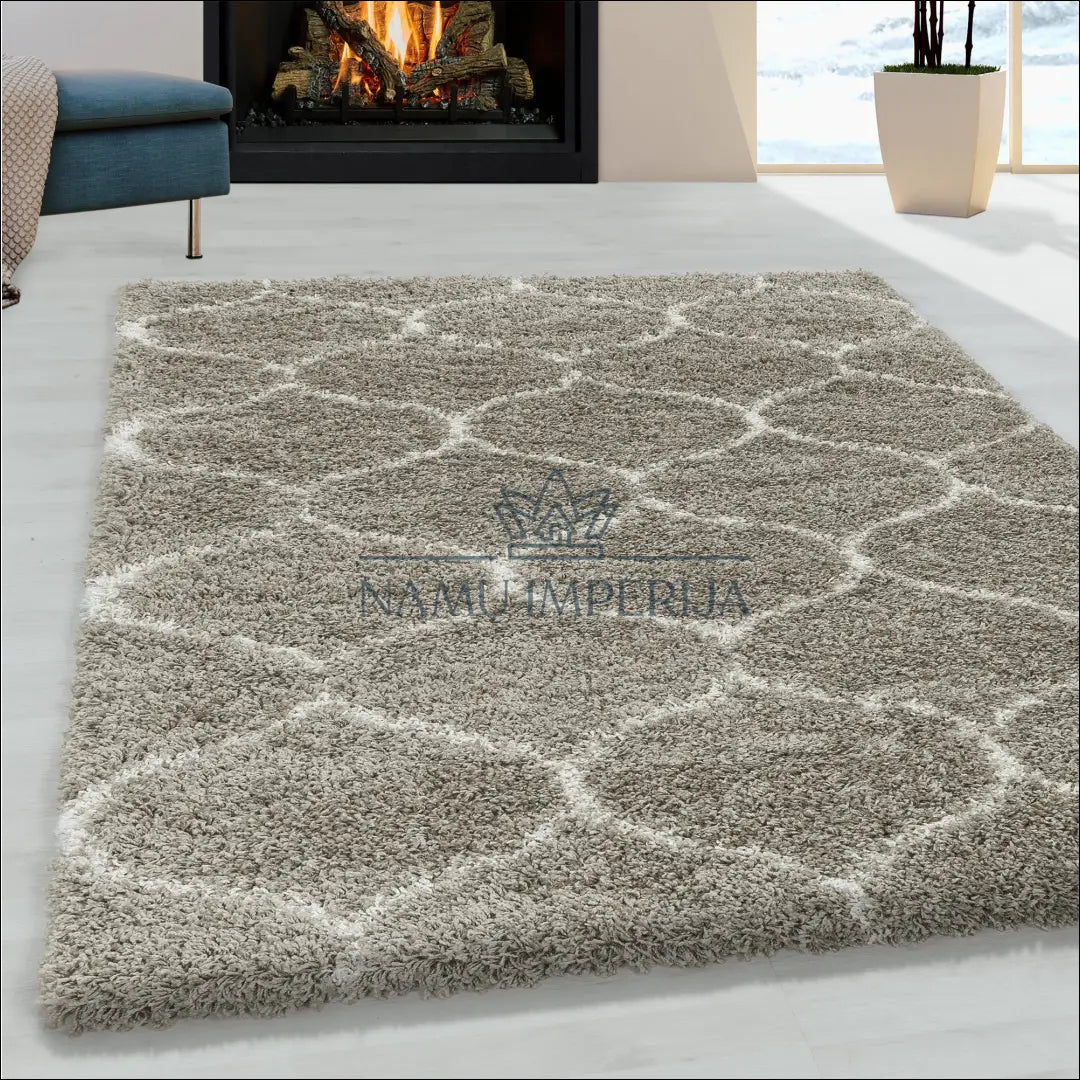 Kilimas NI2233 - €22 Save 25% 100-200, 25-50, 50-100, __label:Pristatymas 5-14 d.d., apvalus 60 x 110 cm / Smėlio