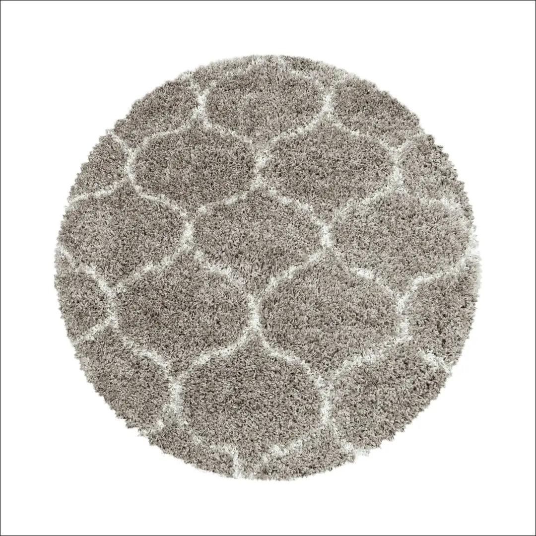 Kilimas NI2233 - €21 Save 30% 100-200, 25-50, 50-100, __label:Pristatymas 5-14 d.d., apvalus 80 cm skersmuo / Smėlio