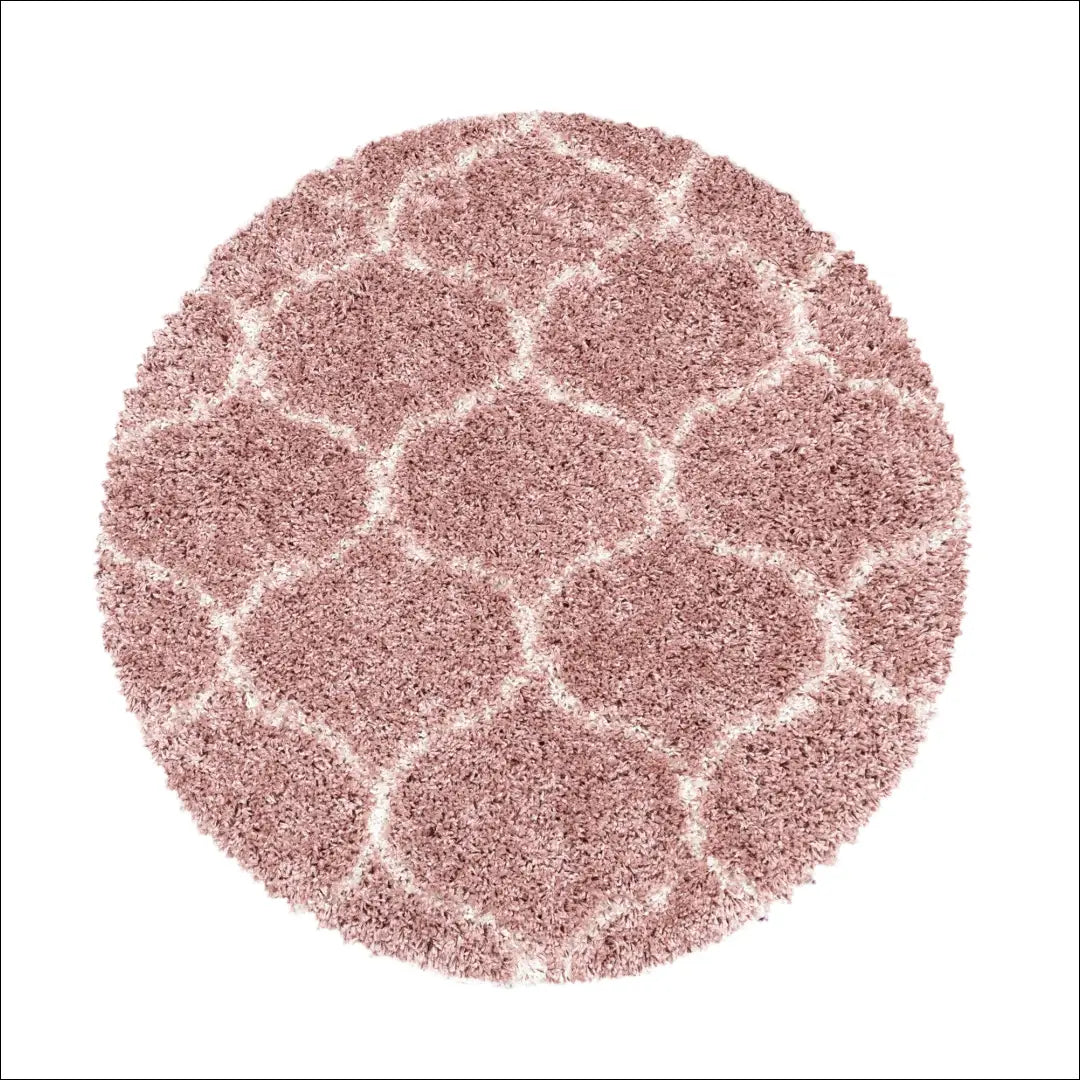 Kilimas NI2237 - €21 Save 30% 100-200, 25-50, 50-100, __label:Pristatymas 5-14 d.d., apvalus 80 cm skersmuo / Rožinė