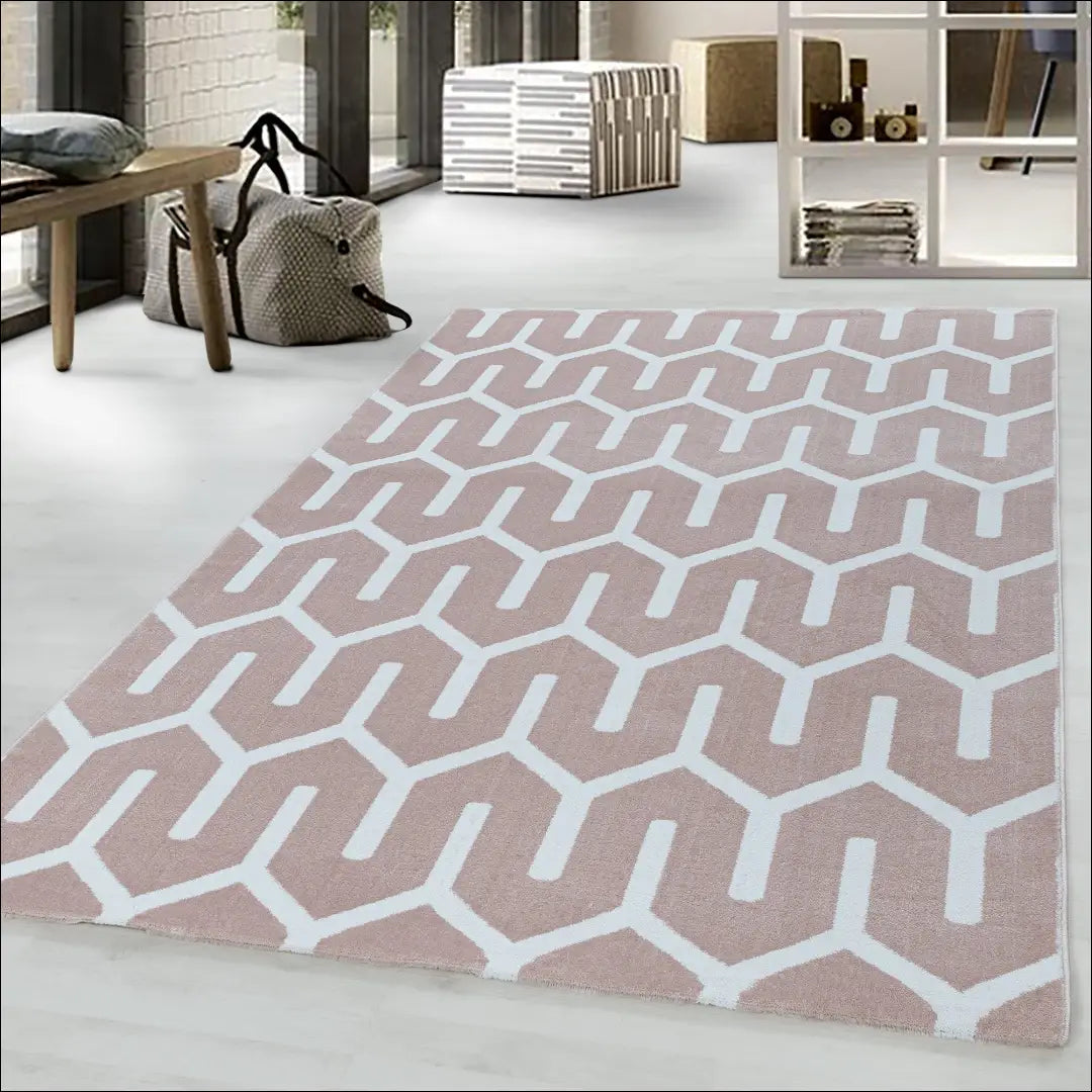 Kilimas NI2279 - €44 Save 30% 100-200, 25-50, 50-100, __label:Pristatymas 5-14 d.d., ayy 80 x 150 cm / Rožinė