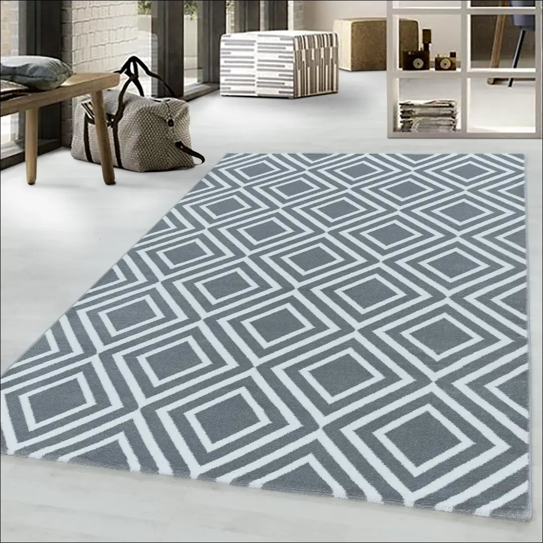 Kilimas NI2281 - €44 Save 30% 100-200, 25-50, 50-100, __label:Pristatymas 5-14 d.d., ayy 80 x 150 cm / Pilka