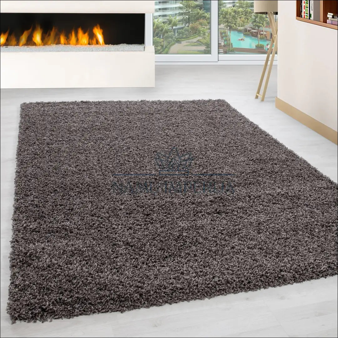 Kilimas NI2335 - €20 Save 30% 100-200, 25-50, 50-100, __label:Pristatymas 5-14 d.d., apvalus 60 x 110 cm / Taupe