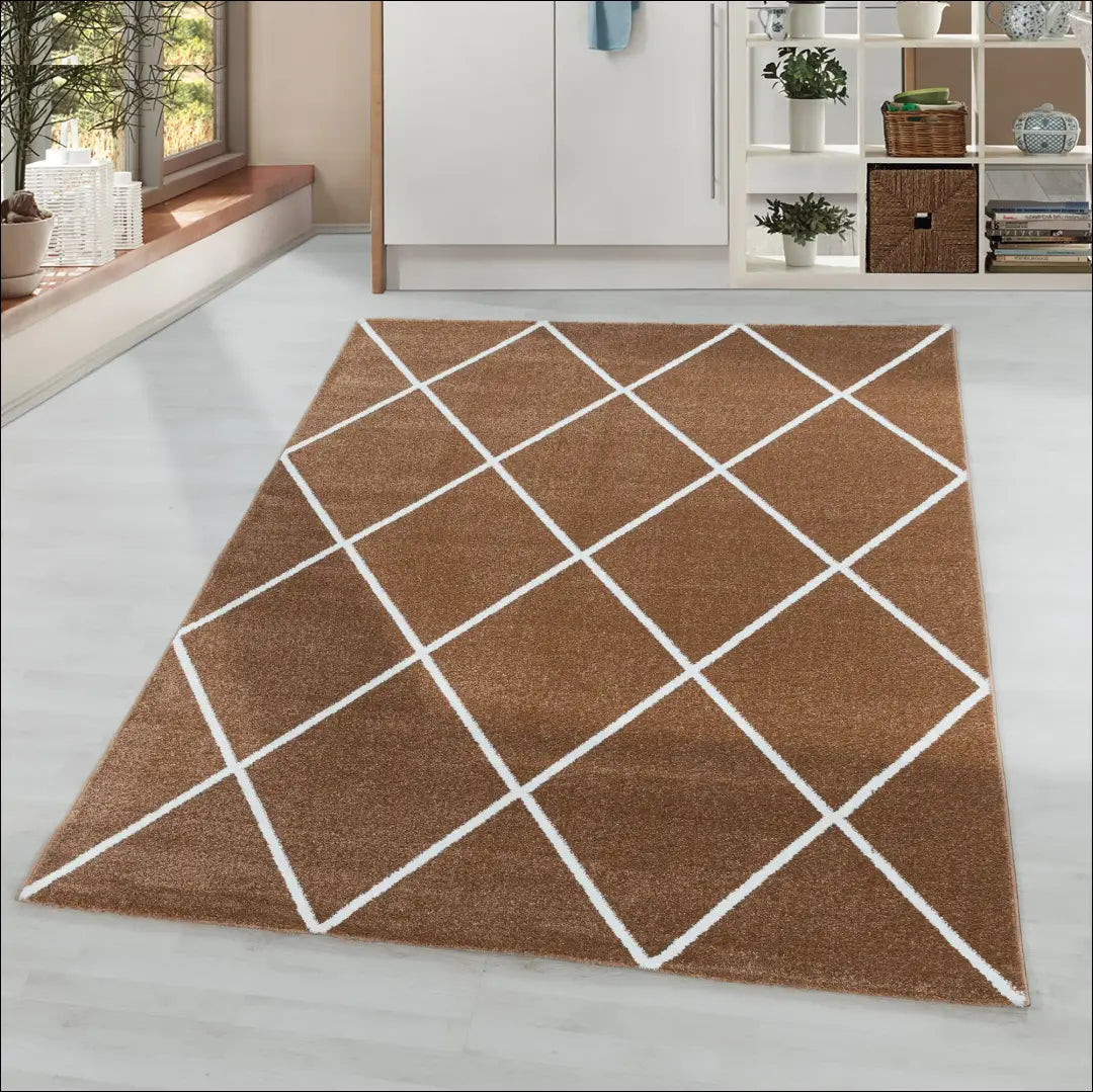 Kilimas NI2357 - €53 Save 30% 100-200, 50-100, __label:Pristatymas 5-14 d.d., ayy, ayy4 80 x 150 cm / Ruda