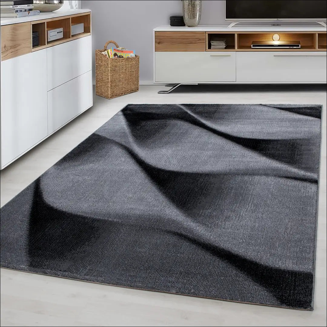 Kilimas NI2416 - €44 Save 30% 100-200, 25-50, 50-100, __label:Pristatymas 5-14 d.d., ayy 80 x 150 cm / Juoda