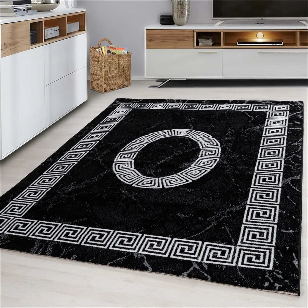 Kilimas NI2438 - €35 Save 30% 100-200, 25-50, 50-100, __label:Pristatymas 5-14 d.d., ayy 80 x 150 cm / Juoda