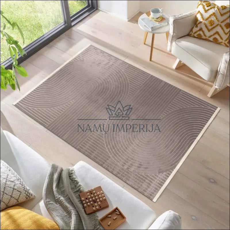 Kilimas NI2527 - €57 Save 30% 100-200, 50-100, __label:Pristatymas 5-14 d.d., ayy, color-ruda 80 x 150 / Ruda