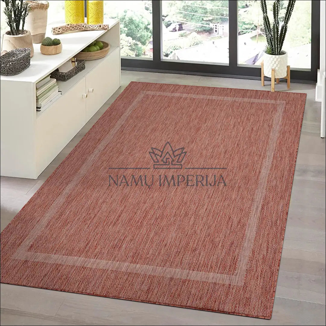 Kilimas NI2544 - €19 Save 30% 100-200, 25-50, 50-100, __label:Pristatymas 5-14 d.d., apvalus 60 x 100 cm / Raudona