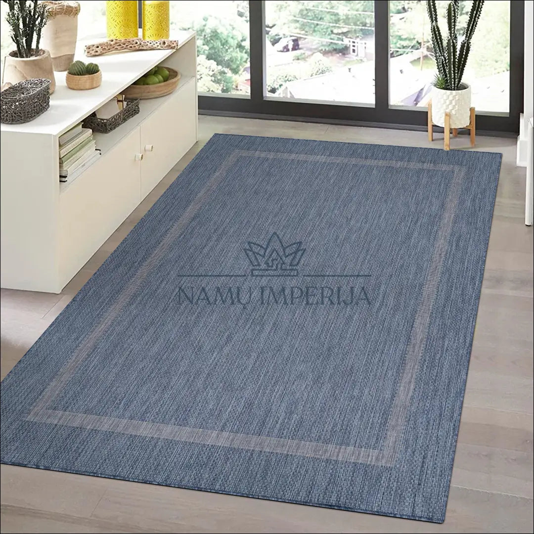 Kilimas NI2549 - €19 Save 30% 100-200, 25-50, 50-100, __label:Pristatymas 5-14 d.d., apvalus 60 x 100 cm / Mėlyna