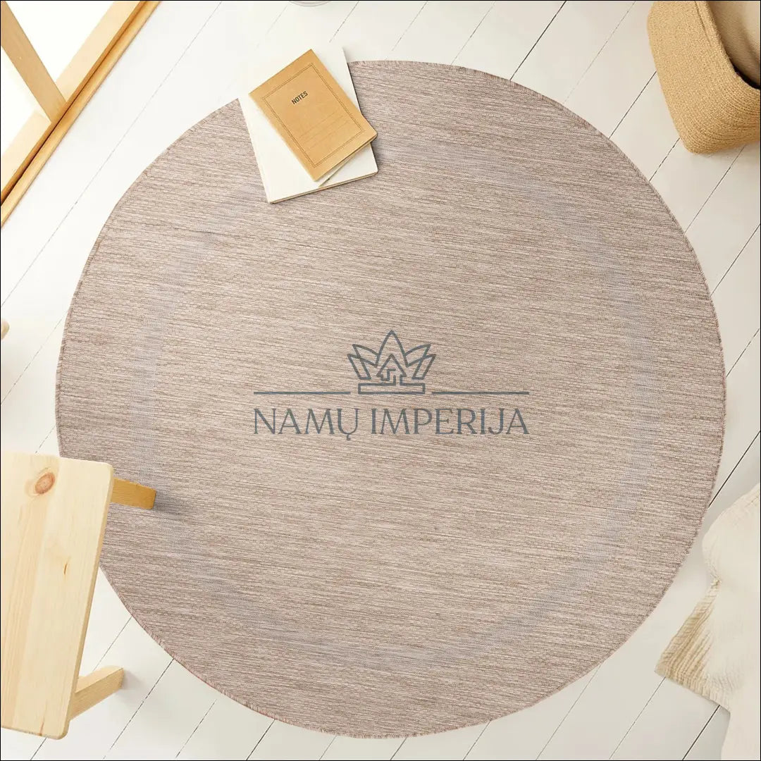 Kilimas NI2551 - €67 Save 30% 100-200, 25-50, 50-100, __label:Pristatymas 5-14 d.d., apvalus 160 cm skersmuo / Smėlio