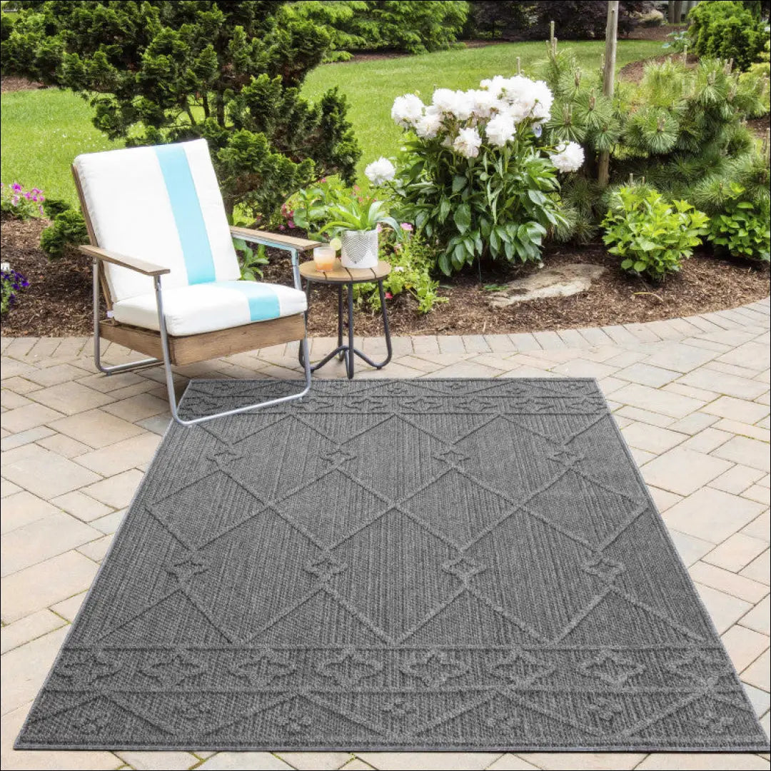 Kilimas NI2567 - €60 Save 30% 100-200, 50-100, __label:Pristatymas 5-14 d.d., ayy, color-pilka 80 x 150 cm / Pilka