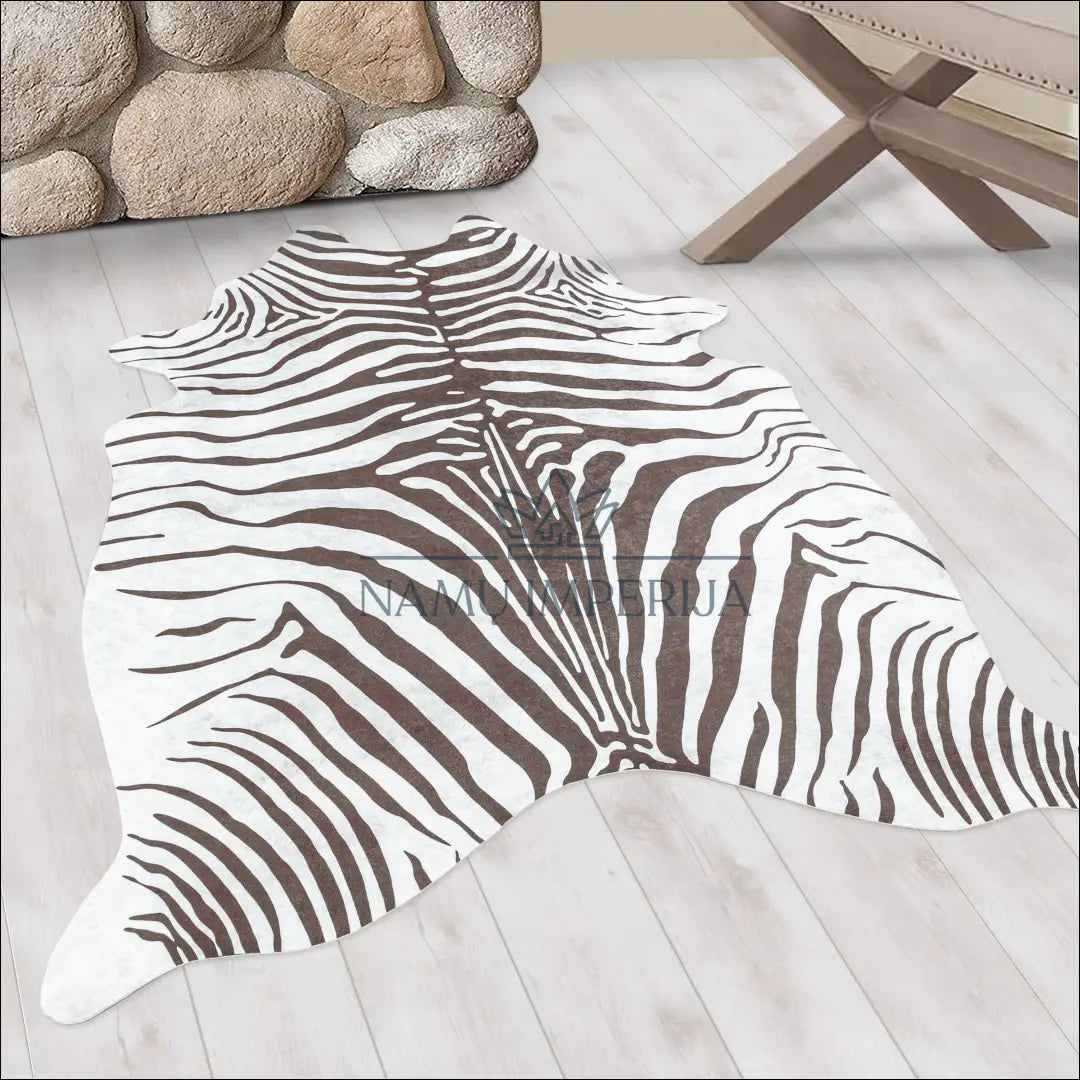 Kilimas NI2598 - €58 Save 30% 100-200, 50-100, __label:Pristatymas 5-14 d.d., ayy, color-balta 100 x 135 cm / Ruda