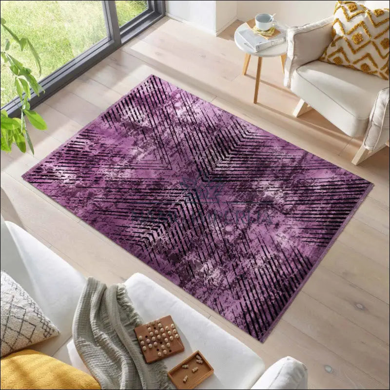 Kilimas NI2601 - €57 Save 30% 100-200, 50-100, __label:Pristatymas 5-14 d.d., ayy, color-violetine 80 x 150 cm