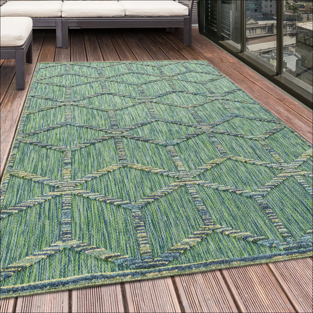 Kilimas NI2678 - €44 Save 30% 100-200, 25-50, 50-100, __label:Pristatymas 5-14 d.d., ayy 80 x 150 cm / Žalia