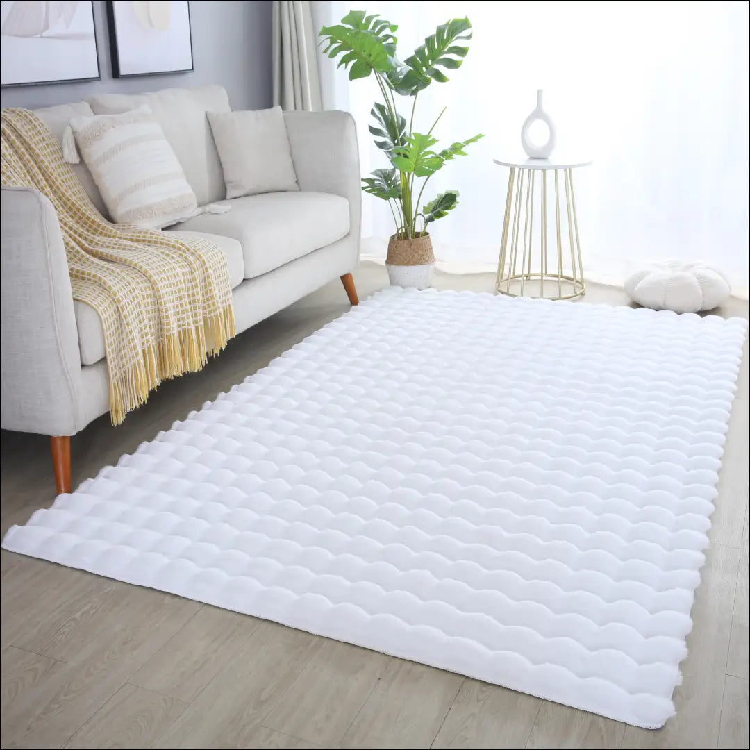Kilimas NI2680 - €57 Save 30% 100-200, 50-100, __label:Pristatymas 5-14 d.d., ayy, color-balta 80 x 150 cm / Balta