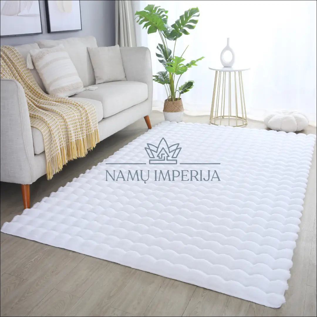 Kilimas NI2680 - €57 Save 30% 100-200, 50-100, __label:Pristatymas 5-14 d.d., ayy, color-balta 80 x 150 cm / Balta