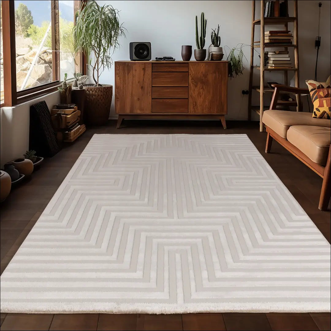 Kilimas NI2700 - €50 Save 15% 100-200, 50-100, ayy, kilimai, new-ayy365203 80 x 150 cm / Smėlio / Polipropilenas