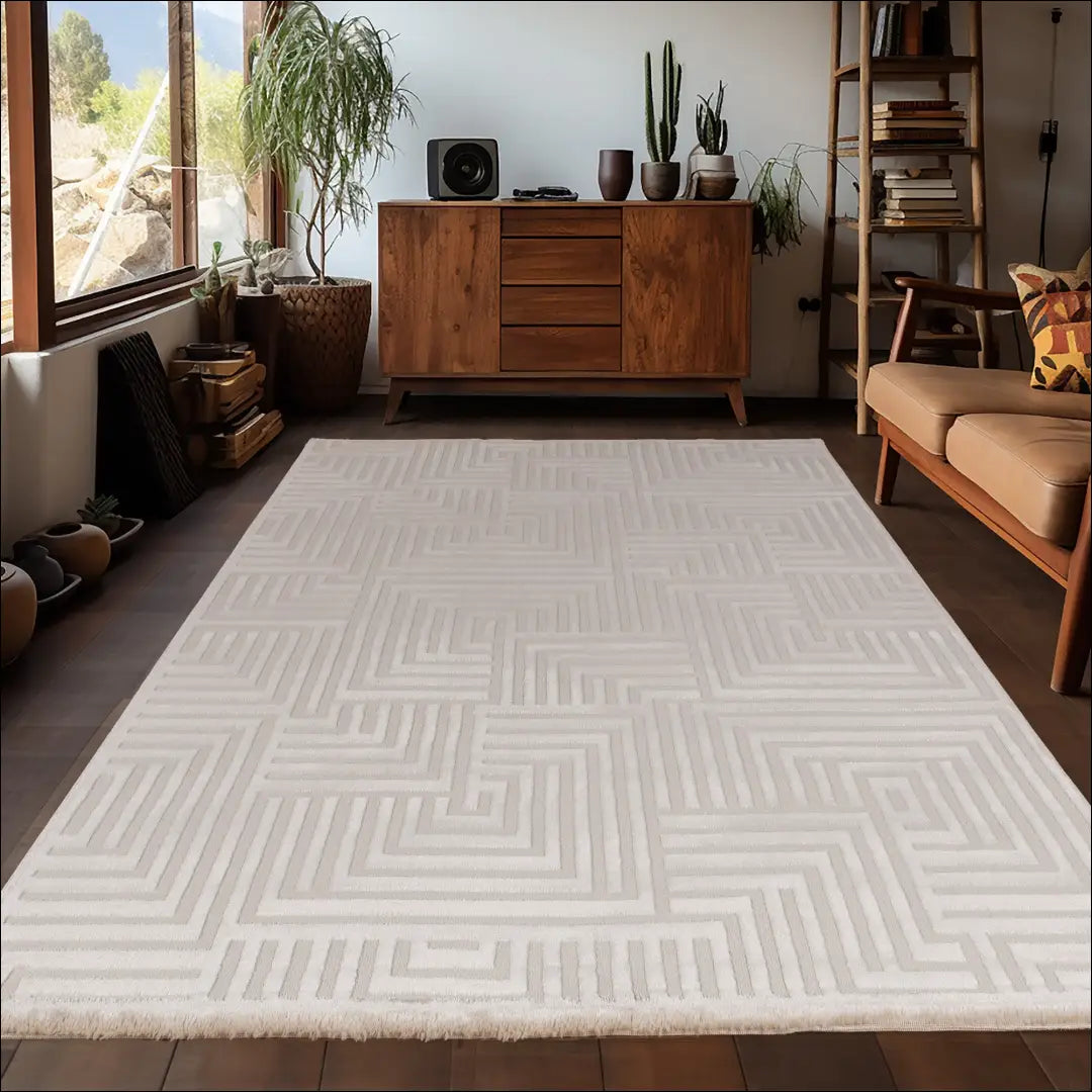 Kilimas NI2709 - €68 Save 15% 100-200, 50-100, ayy, kilimai, new-ayy365203 80 x 250 cm / Smėlio / Polipropilenas