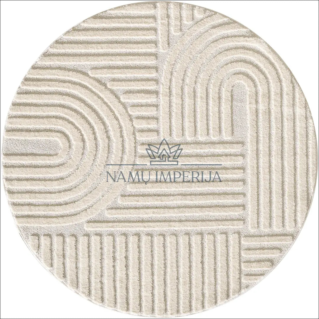 Kilimas NI2716 - €39.76 Save 15% 100-200, 25-50, 50-100, Hochflor Teppich, Jute 80 cm Skersmuo / Kremas