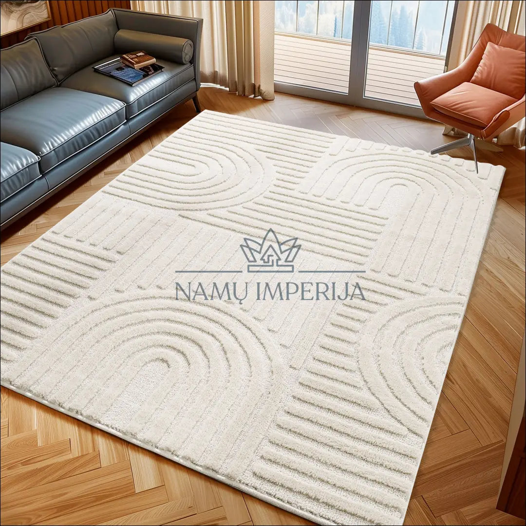 Kilimas NI2716 - €80.55 Save 15% 100-200, 25-50, 50-100, Hochflor Teppich, Jute 80 x 250 cm / Kremas / Polipropilenas