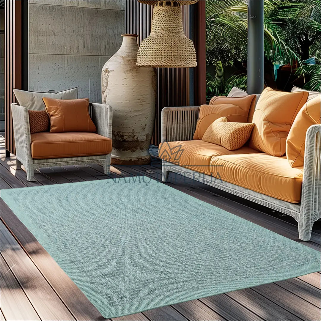 Kilimas NI2729 - €32 Save 15% 100-200, 25-50, 50-100, kilimai, lauko 60 x 100 cm / Mėlyna / Polipropilenas Kilimai