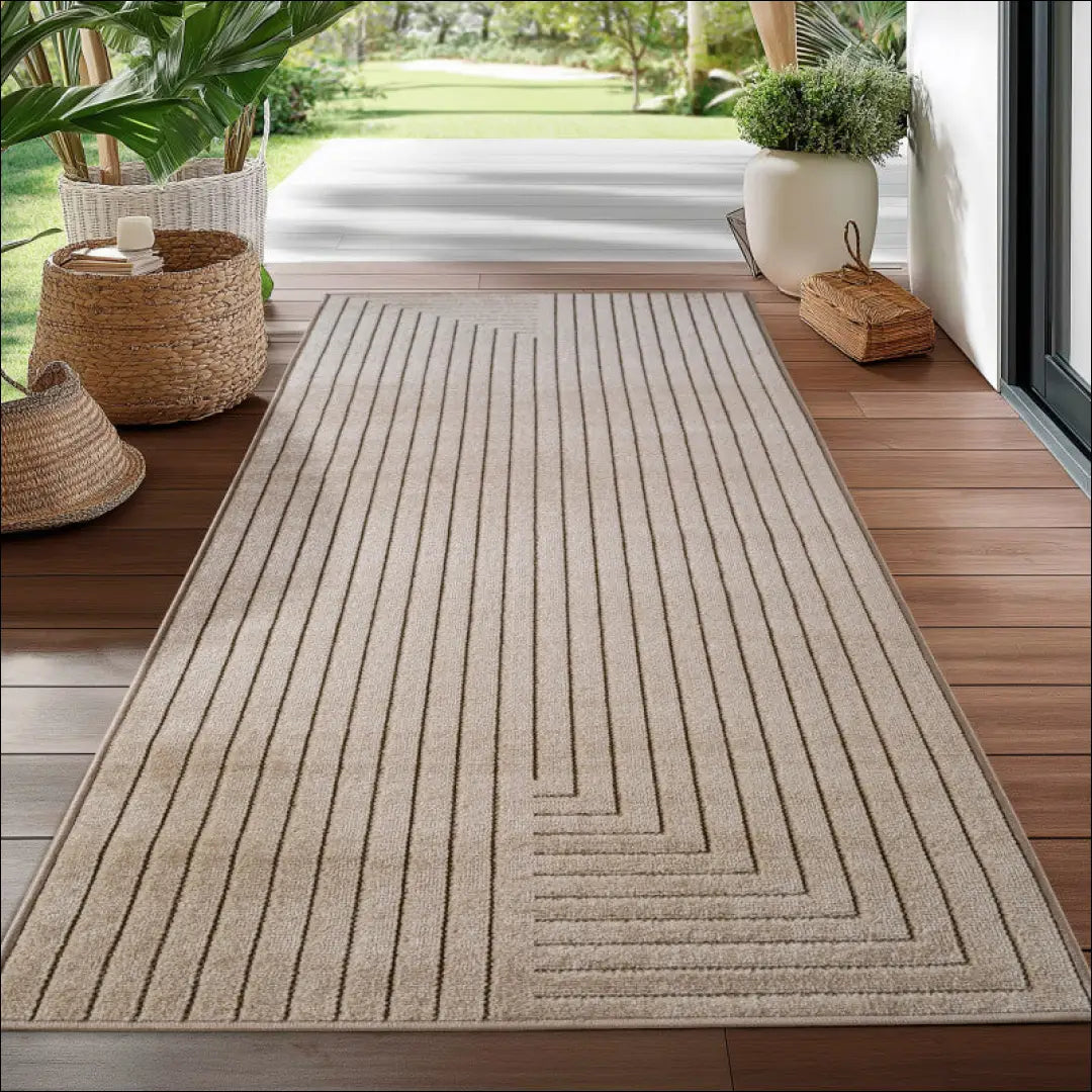 Kilimas NI2804 - €74 Save 15% 100-200, 25-50, 50-100, __label:Pristatymas 5-14 d.d., apvalus 120 x 170 cm / Smėlio