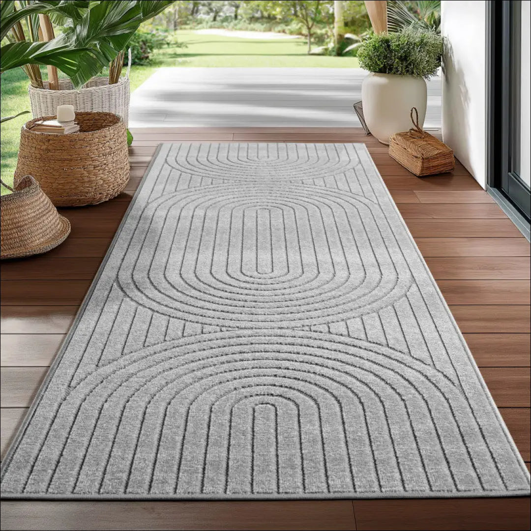 Kilimas NI2805 - €74 Save 15% 100-200, 25-50, 50-100, __label:Pristatymas 5-14 d.d., apvalus 120 x 170 cm / Sidabras