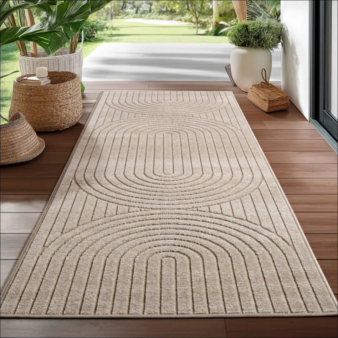Kilimas NI2807 - €74 Save 15% 100-200, 25-50, 50-100, __label:Pristatymas 5-14 d.d., apvalus 120 x 170 cm / Smėlio