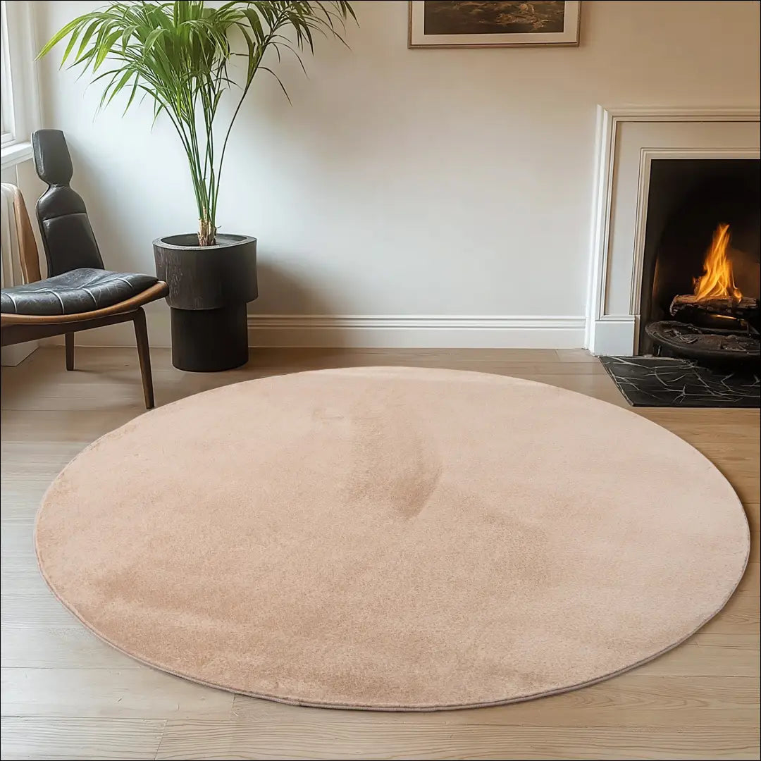 Kilimas NI2821 - €48 Save 15% 100-200, 25-50, 50-100, __label:Pristatymas 5-14 d.d., apvalus 120 cm Skersmuo / Smėlio