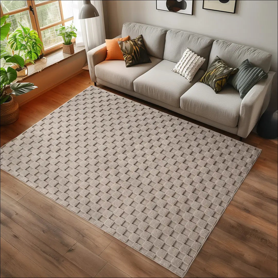 Kilimas NI2832 - €99 Save 15% 100-200, 25-50, 50-100, __label:Pristatymas 5-14 d.d., apvalus 120 x 170 cm / Smėlio