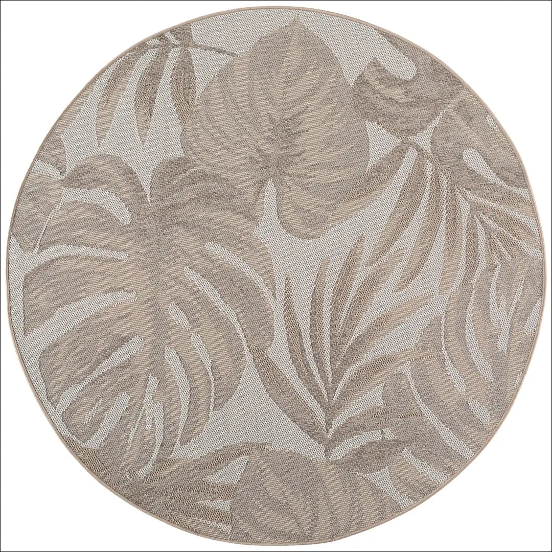 Kilimas NI2866 - €55 Save 15% 100-200, 25-50, 50-100, __label:Pristatymas 5-14 d.d., apvalus 120 x cm / Smėlio spalvos