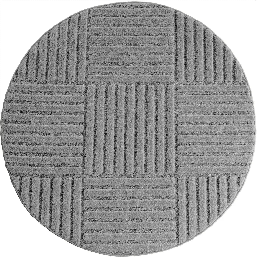 Kilimas NI2901 - €77 Save 15% 100-200, 25-50, 50-100, __label:Pristatymas 5-14 d.d., apvalus 120 x cm / Sidabras / 100