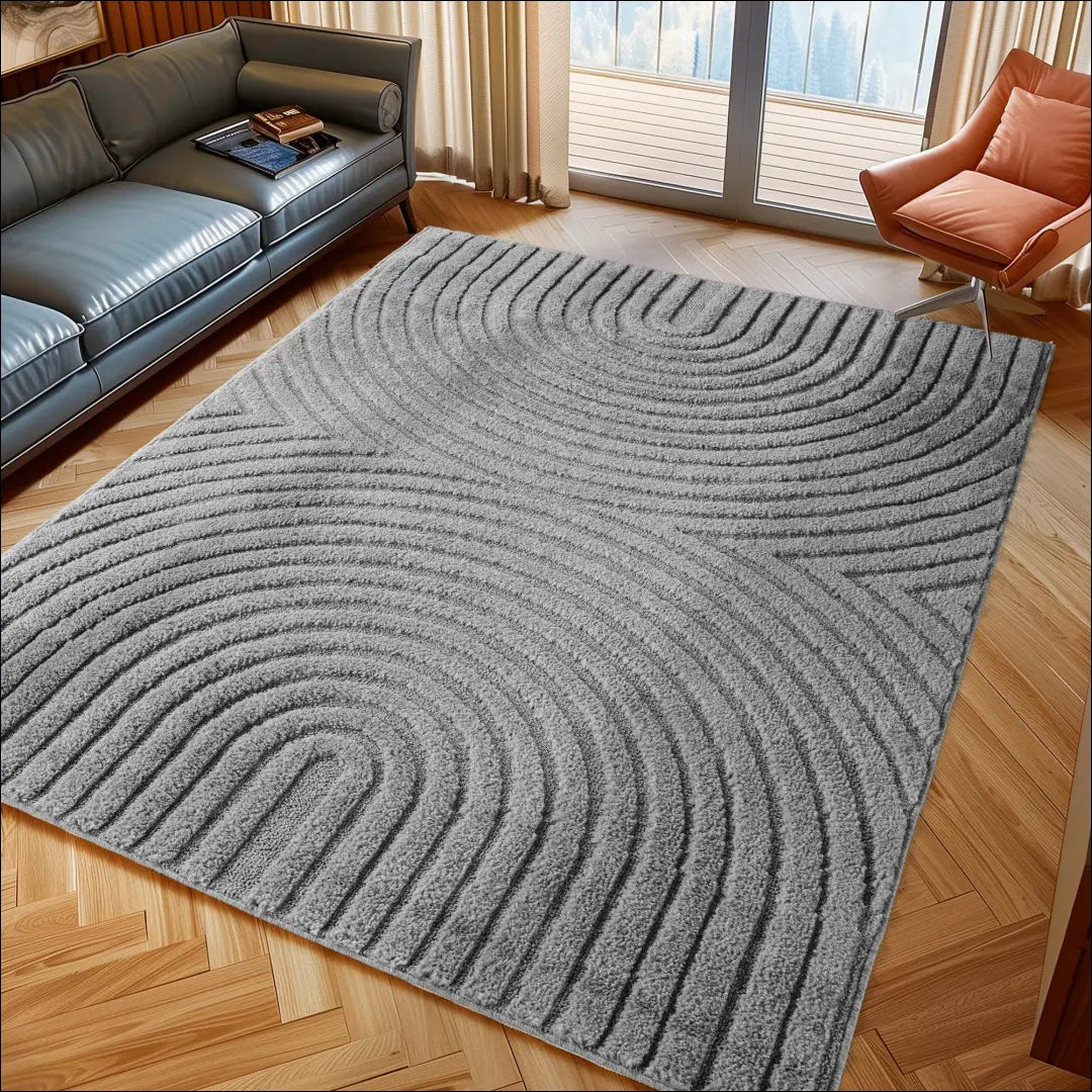 Kilimas NI2904 - €100 Save 15% 100-200, 25-50, 50-100, __label:Pristatymas 5-14 d.d., apvalus 120 x 170 cm / Sidabras