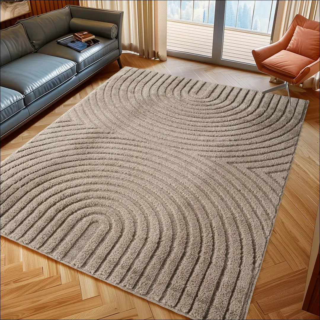 Kilimas NI2906 - €100 Save 15% 100-200, 25-50, 50-100, __label:Pristatymas 5-14 d.d., apvalus 120 x 170 cm / Smėlio