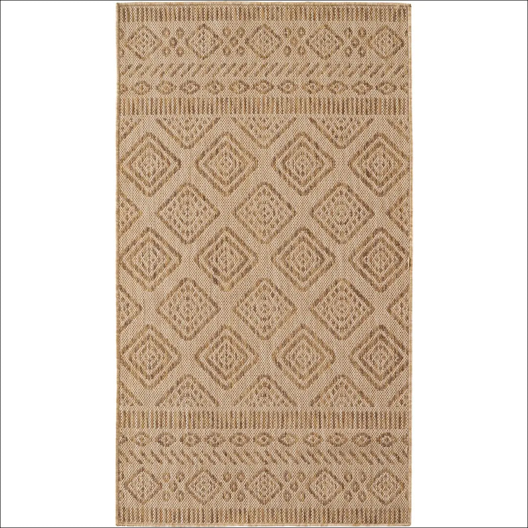 Kilimas NI2941 - €50 Save 15% ayy2026new, Ethno, In-/Outdoorteppich, Läufer, Polypropylen BEIGE / 100 % / Größe: 80 x