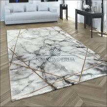 Įkelti vaizdą į galerijos rodinį, Kilimas NI3071 - €128 Save 20% 100-200, 50-100, ayy, Carpet Marble Design 3D vaizdas Border Silver Grey, vaizdas-D
