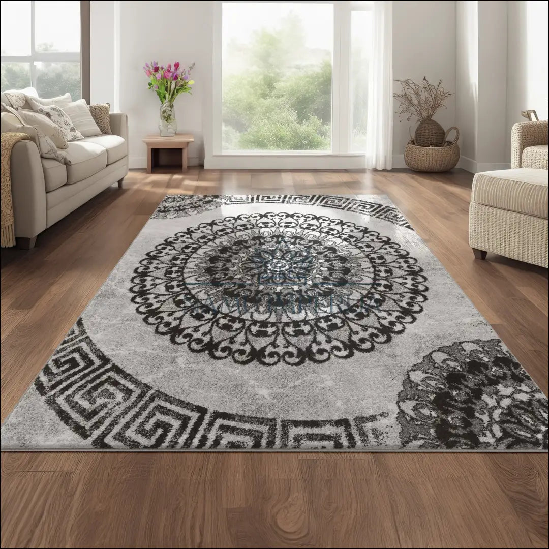 Kilimas NI3077 - €59 Save 15% 100-200, 50-100, __label:Pristatymas 5-14 d.d., ayy, Carpet With Pattern Circle Ornaments