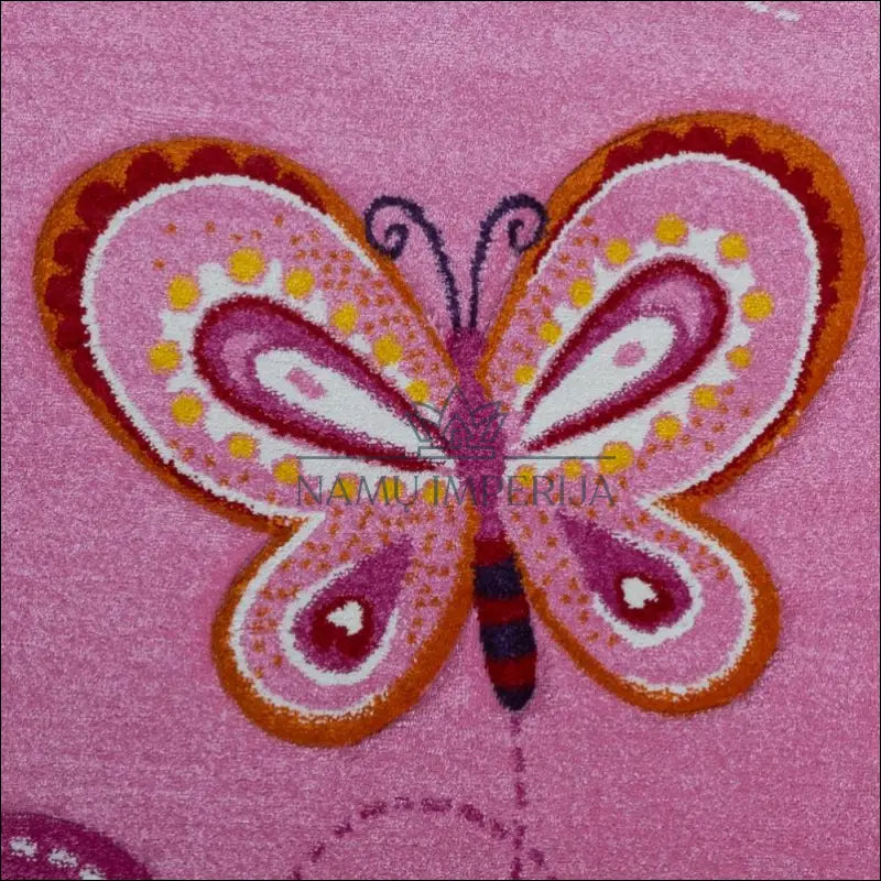 Kilimas NI3078 - €78 100-200, 50-100, __label:Pristatymas 5-14 d.d., ayy, Child’s room butterfly rug pink Kilimai