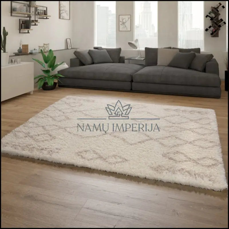 Kilimas NI3173 - €53 __label:Pristatymas 5-14 d.d., ayy, color-kremas, Deep ilgaplaukiai Rug Scandi Look Cream, Pile