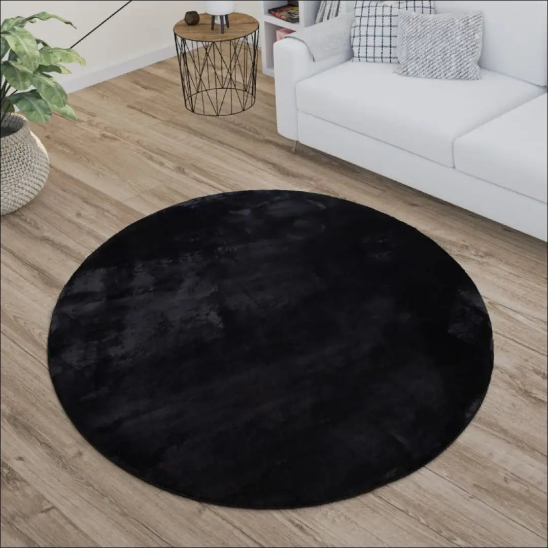 Kilimas NI3224 - €52 Save 15% 100-200, 50-100, __label:Pristatymas 5-14 d.d., apvalus, ayy 60 x 90 cm / Juoda